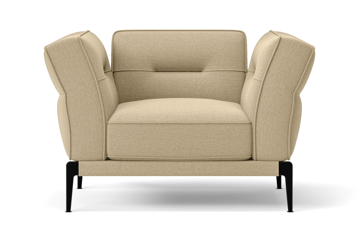 Acerra Armchair Beige Linen Fabric