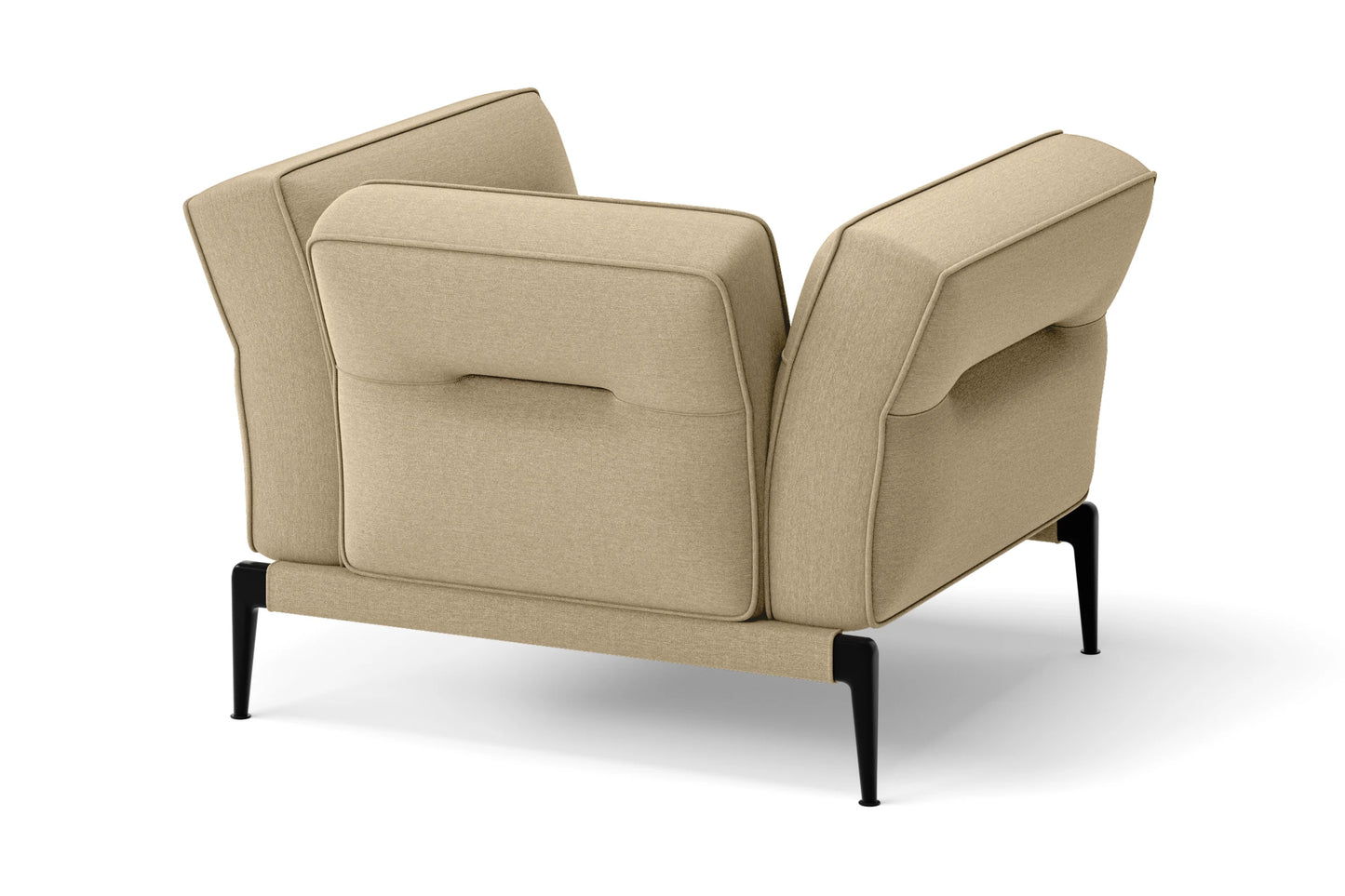 Acerra Armchair Beige Linen Fabric