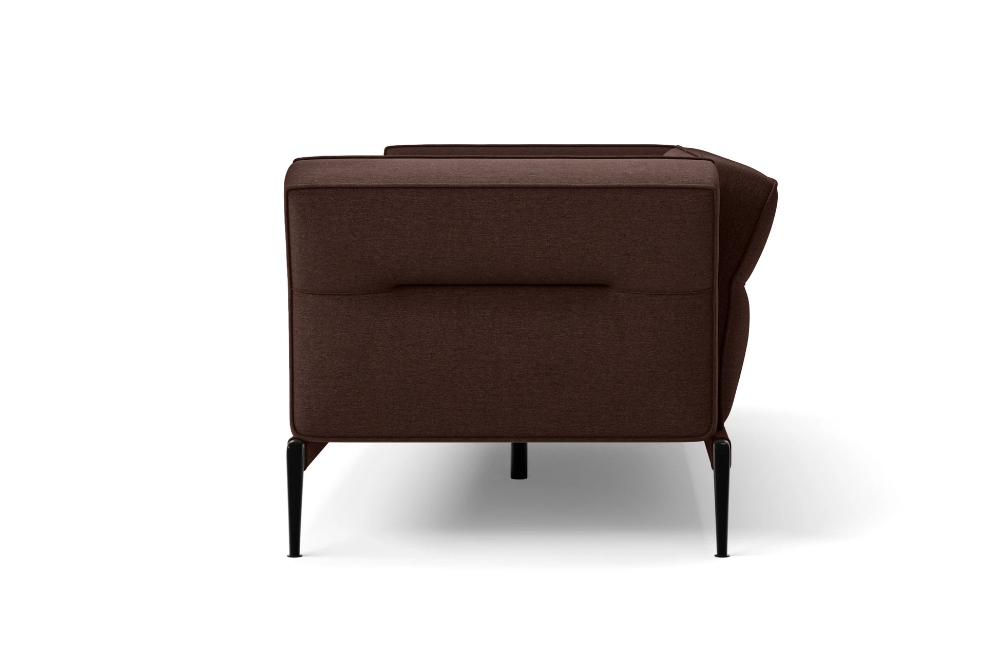 Acerra Armchair Coffee Brown Linen Fabric