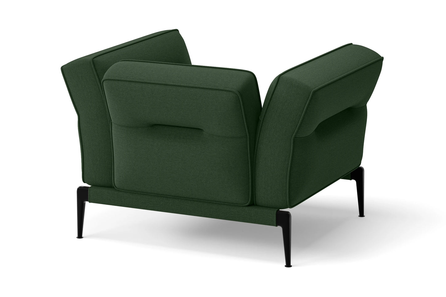 Acerra Armchair Forest Green Linen Fabric