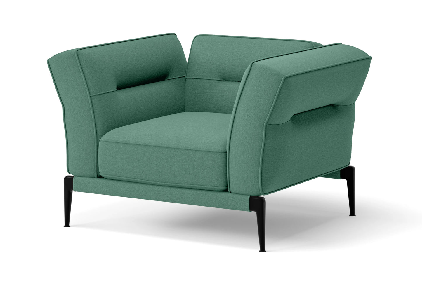 Acerra Armchair Mint Green Linen Fabric