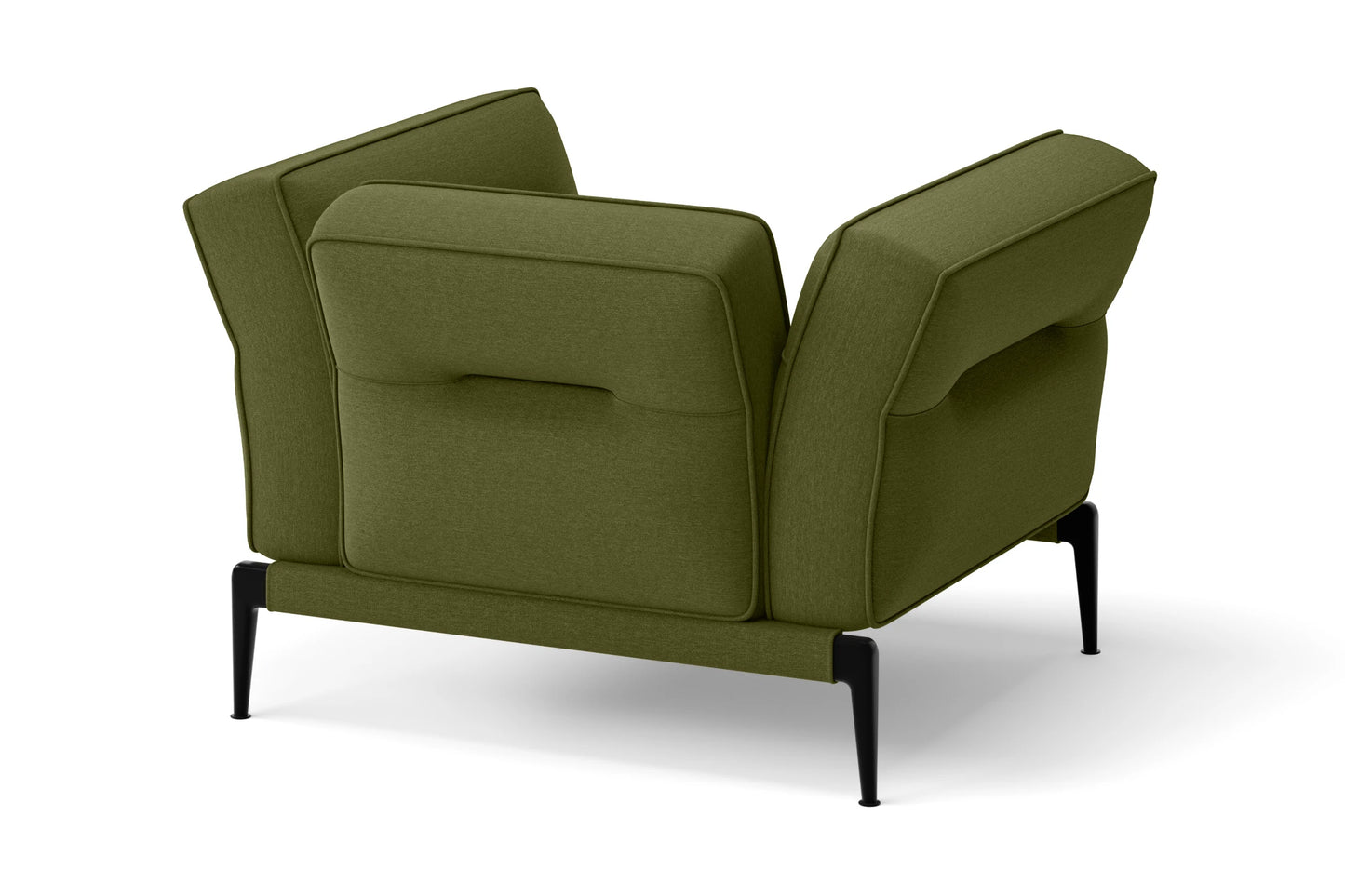 Acerra Armchair Olive Linen Fabric