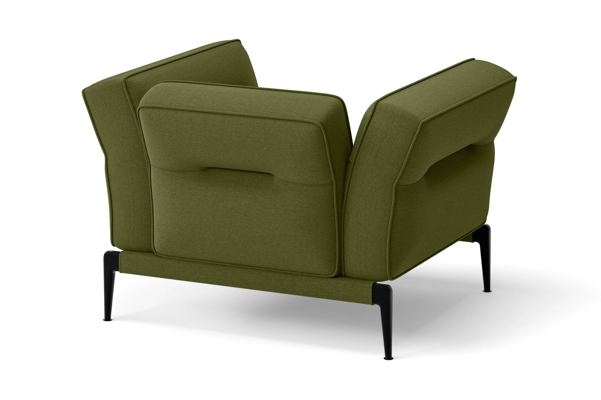 Acerra Armchair Olive Linen Fabric