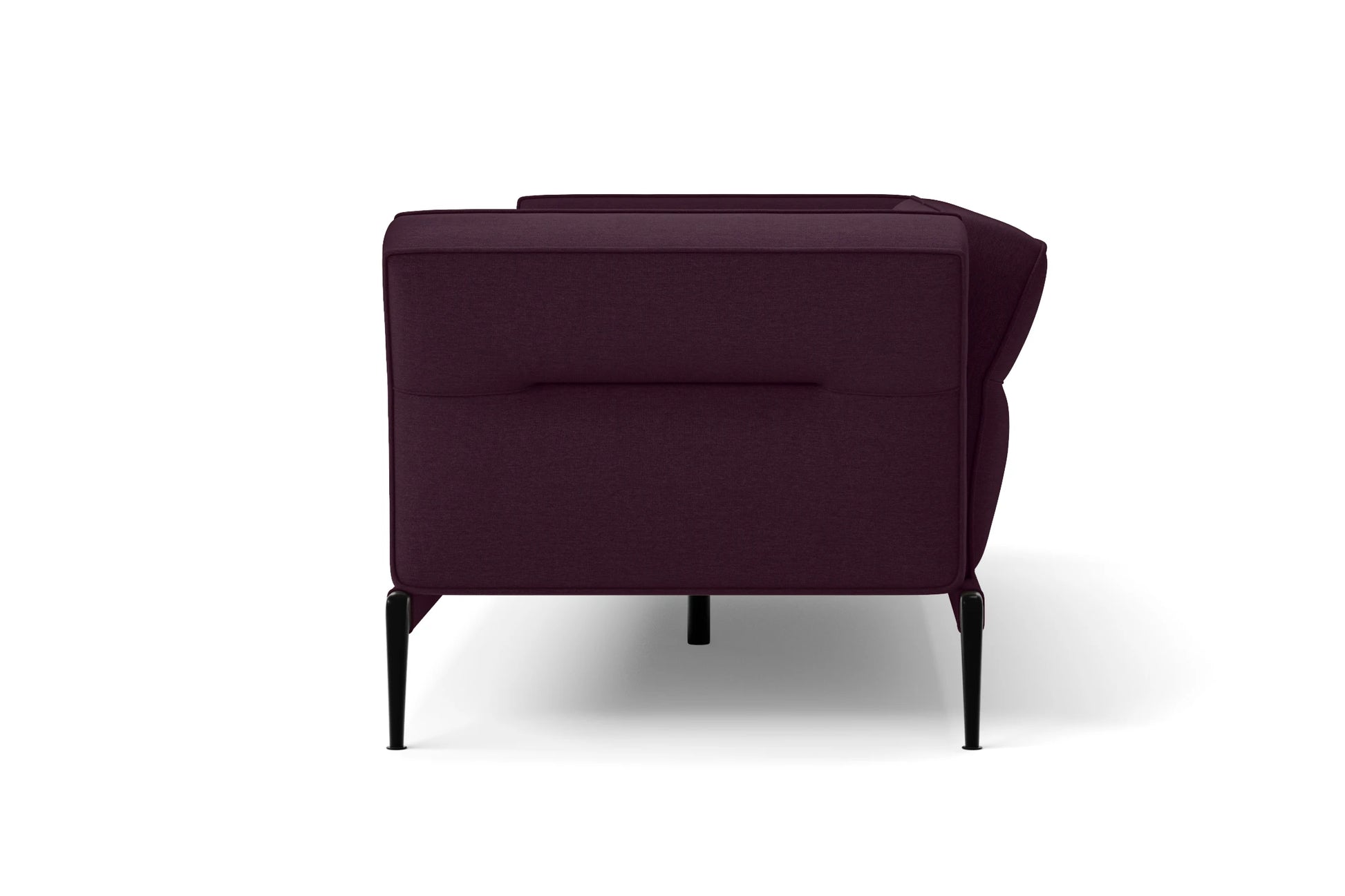 Acerra Armchair Purple Linen Fabric