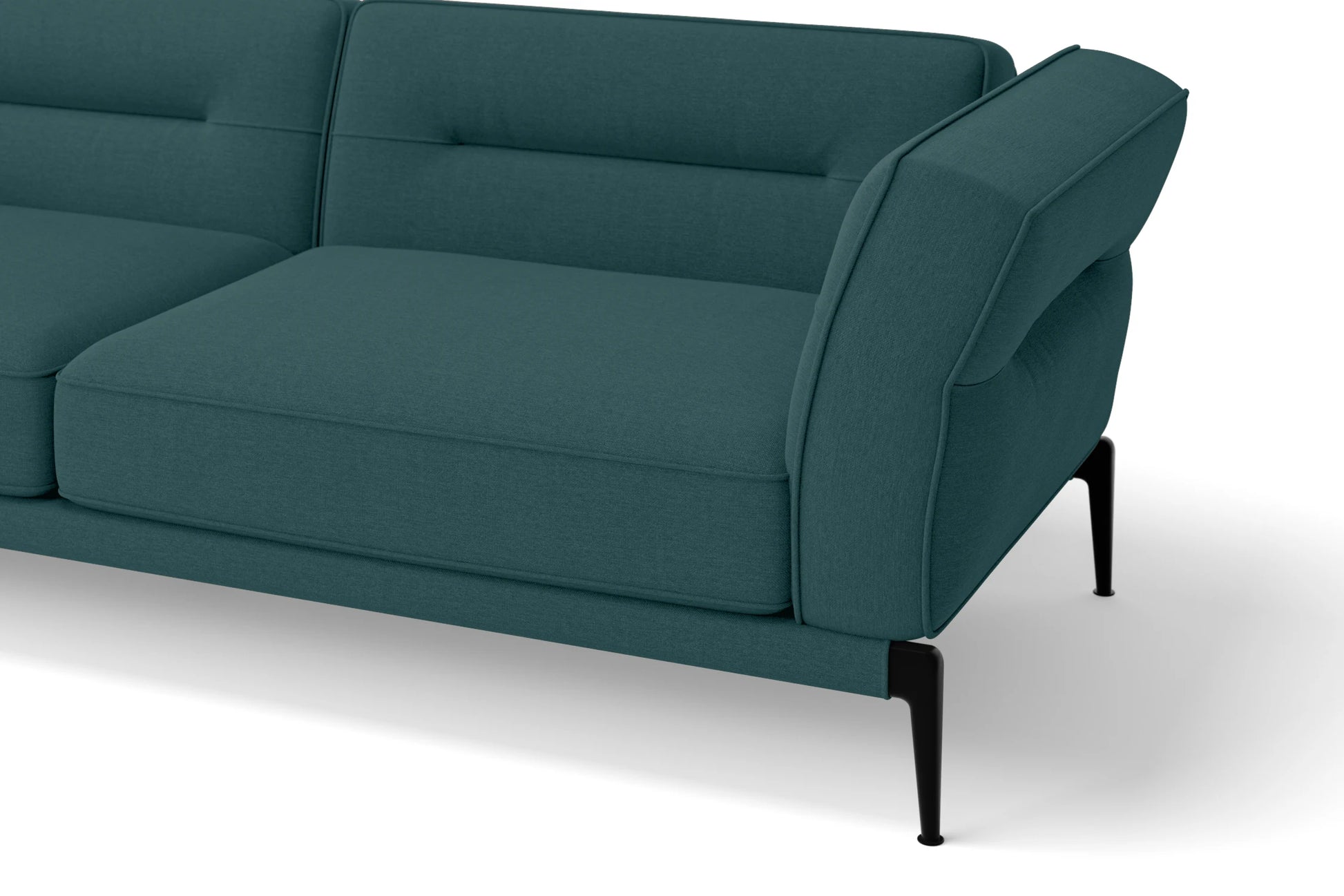 Acerra Armchair Teal Linen Fabric