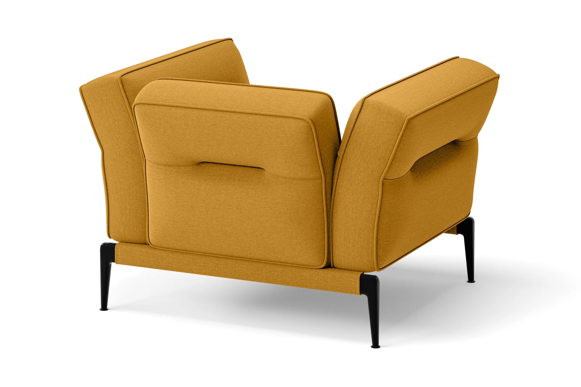 Acerra Armchair Yellow Linen Fabric