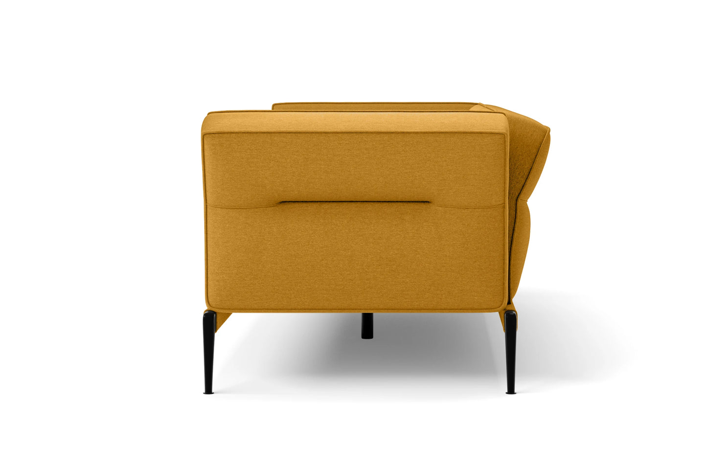 Acerra Armchair Yellow Linen Fabric