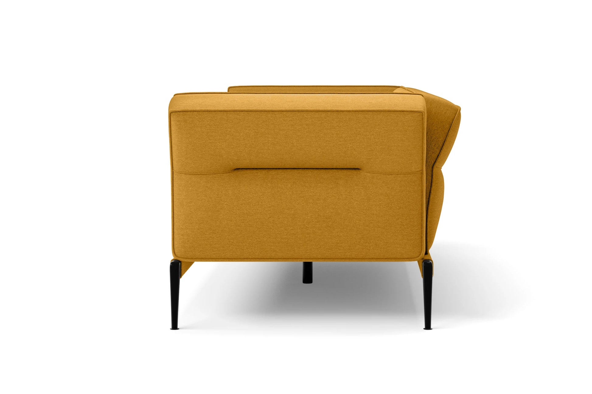 Acerra Armchair Yellow Linen Fabric