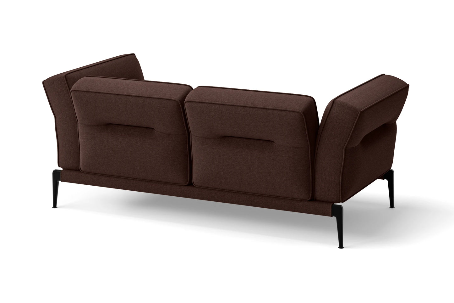 Acerra 2 Seater Sofa Coffee Brown Linen Fabric