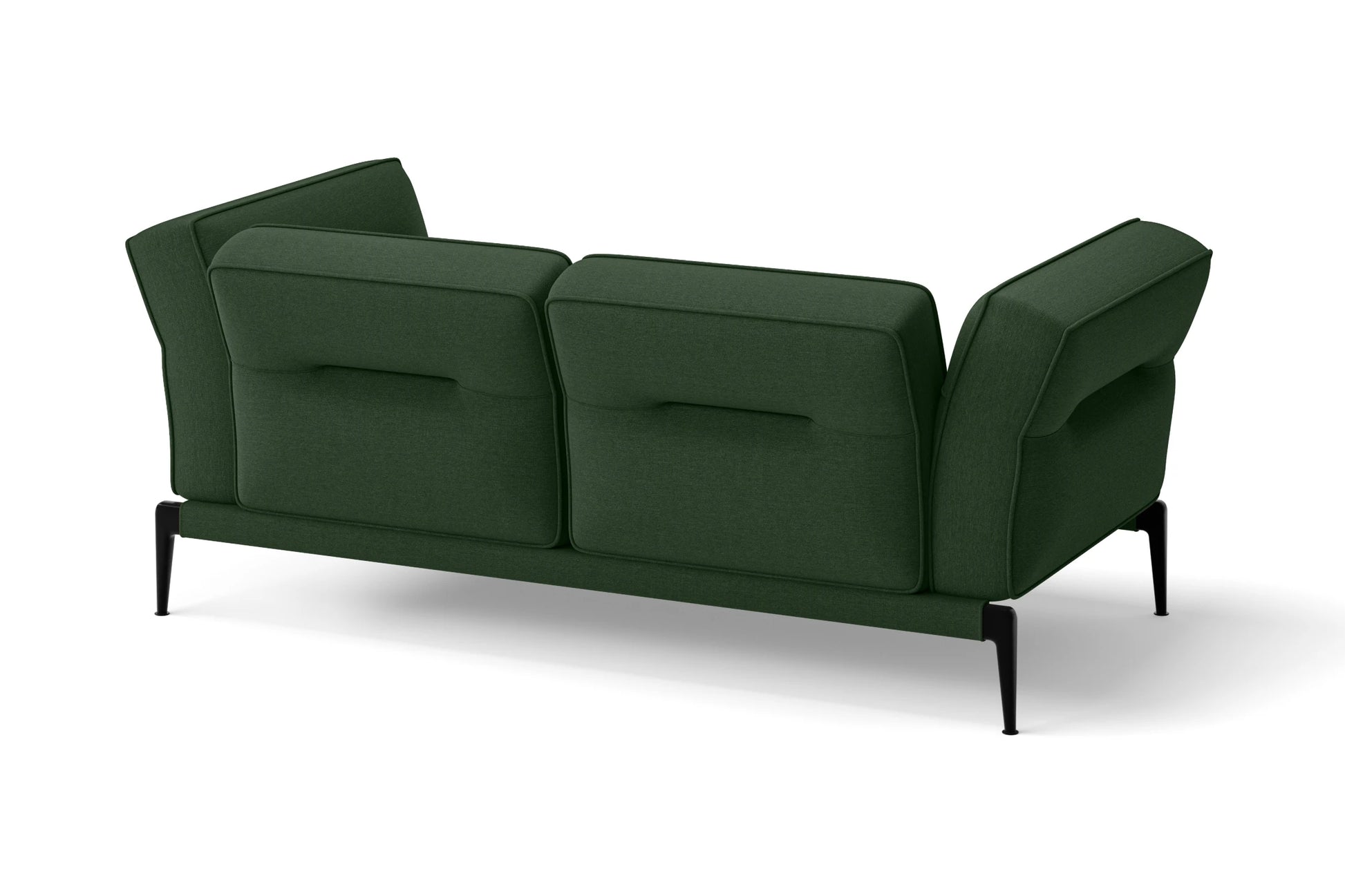 Acerra 2 Seater Sofa Forest Green Linen Fabric