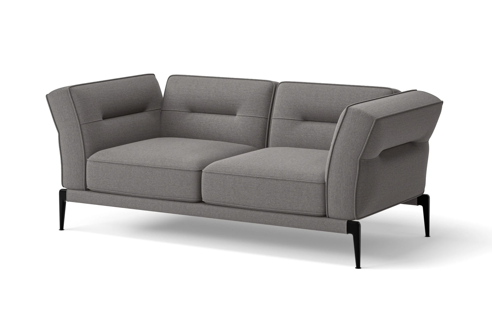 Acerra 2 Seater Sofa Grey Linen Fabric