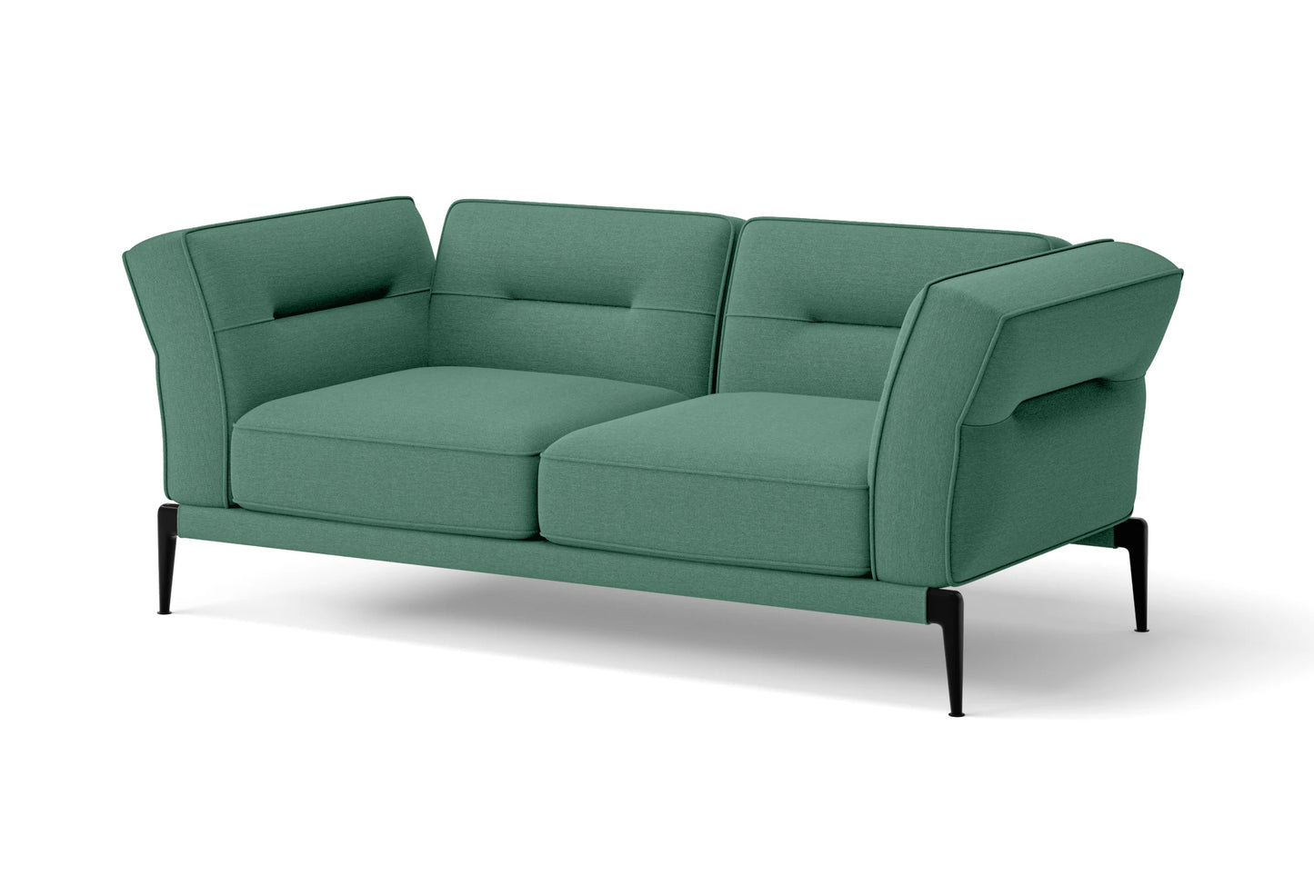 Acerra 2 Seater Sofa Mint Green Linen Fabric