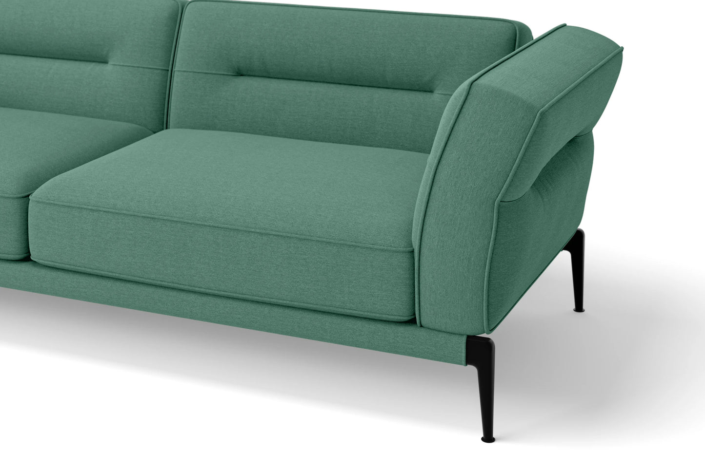 Acerra 2 Seater Sofa Mint Green Linen Fabric