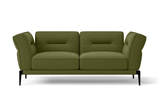 Acerra 2 Seater Sofa Olive Linen Fabric