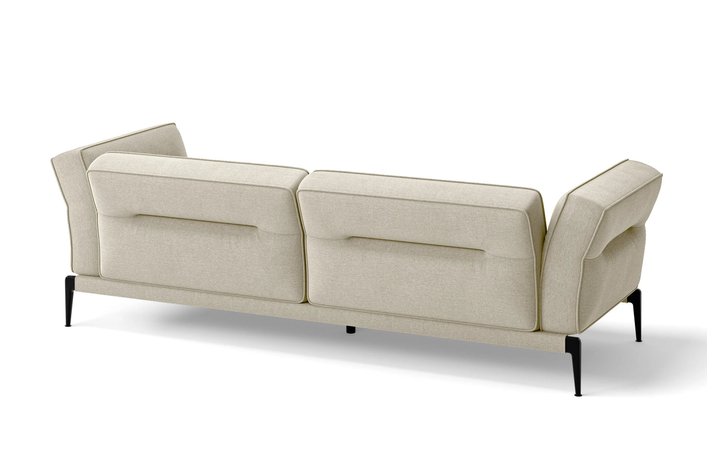 Acerra 3 Seater Sofa Cream Linen Fabric