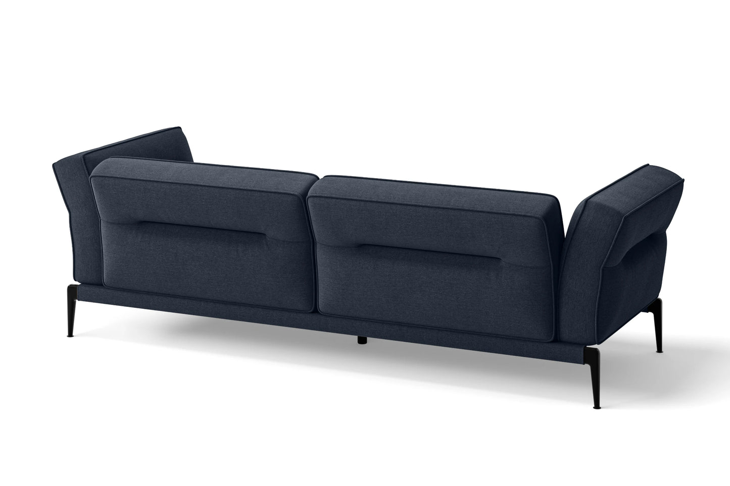 Acerra 3 Seater Sofa Dark Blue Linen Fabric