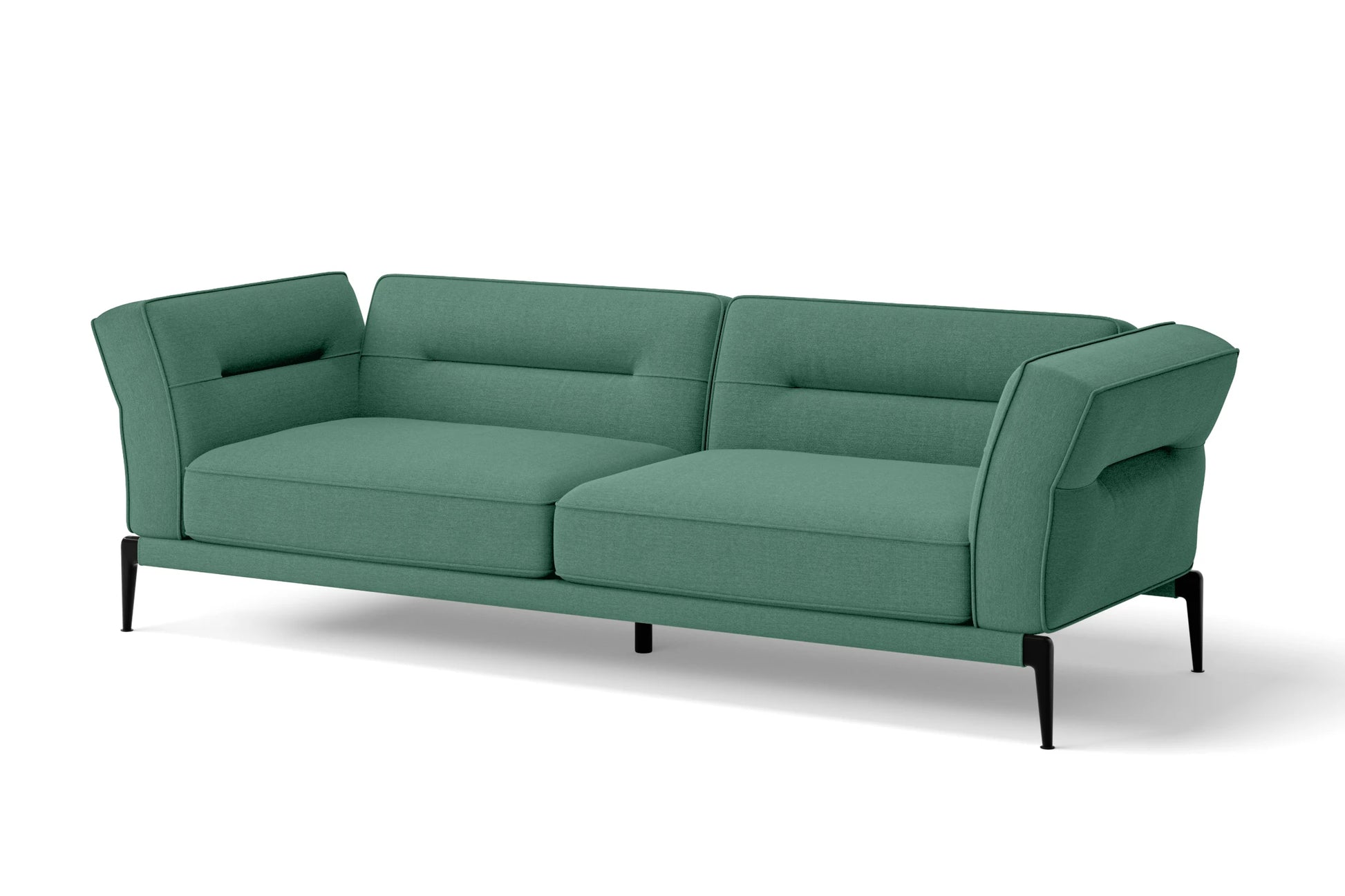 Acerra 3 Seater Sofa Mint Green Linen Fabric