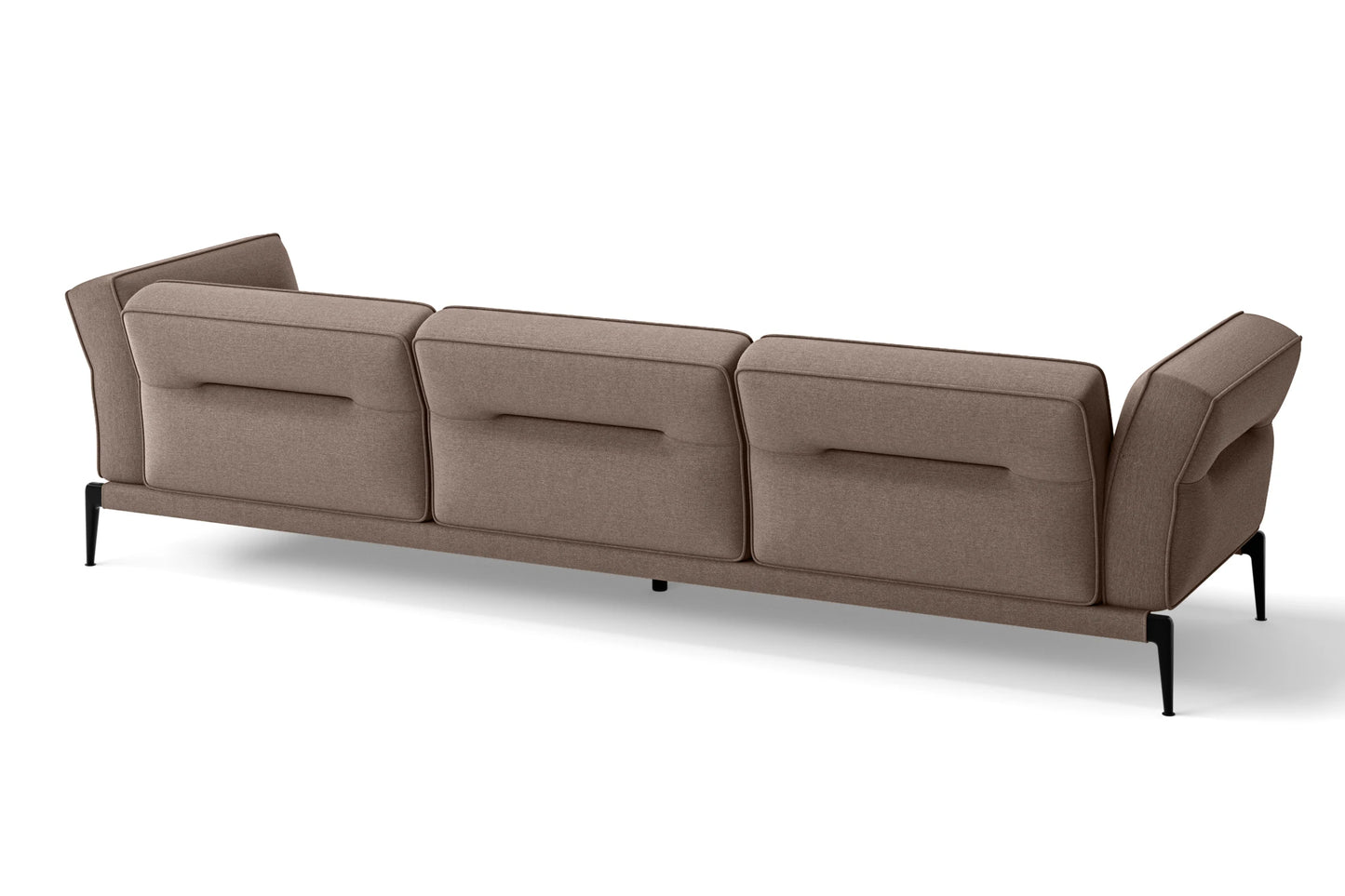 Acerra 4 Seater Sofa Caramel Linen Fabric