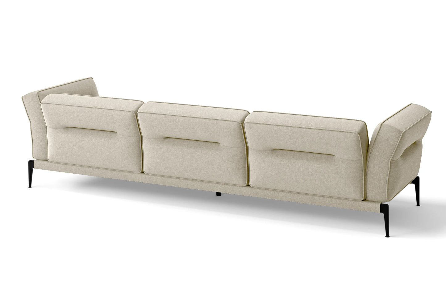 Acerra 4 Seater Sofa Cream Linen Fabric