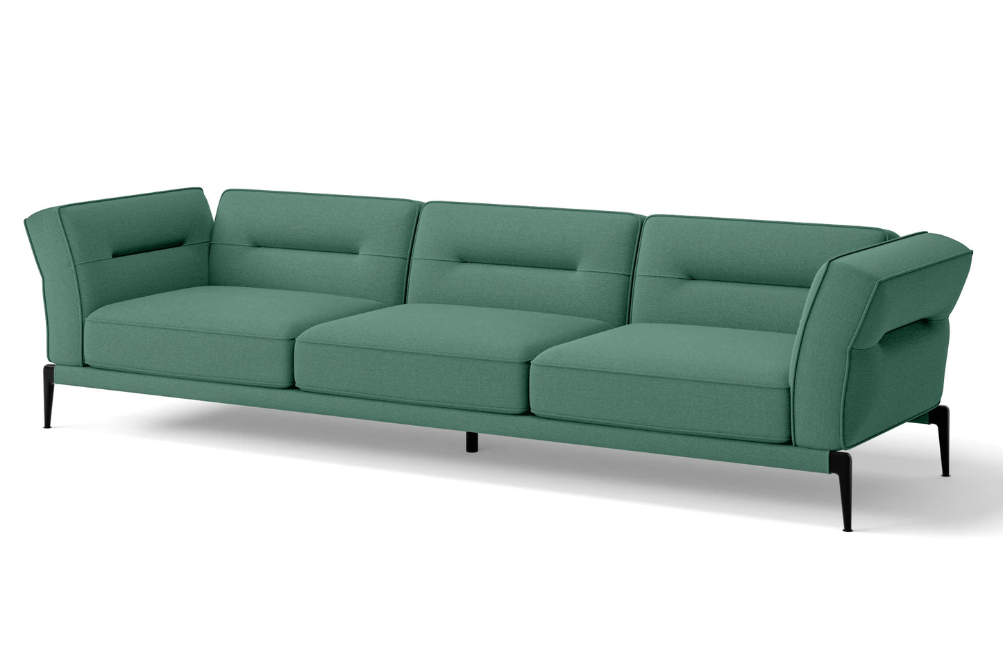 Acerra 4 Seater Sofa Mint Green Linen Fabric