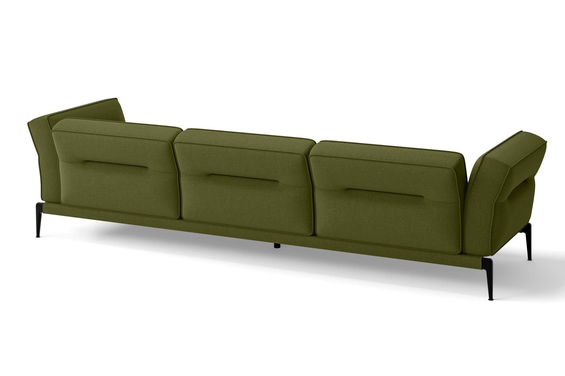 Acerra 4 Seater Sofa Olive Linen Fabric