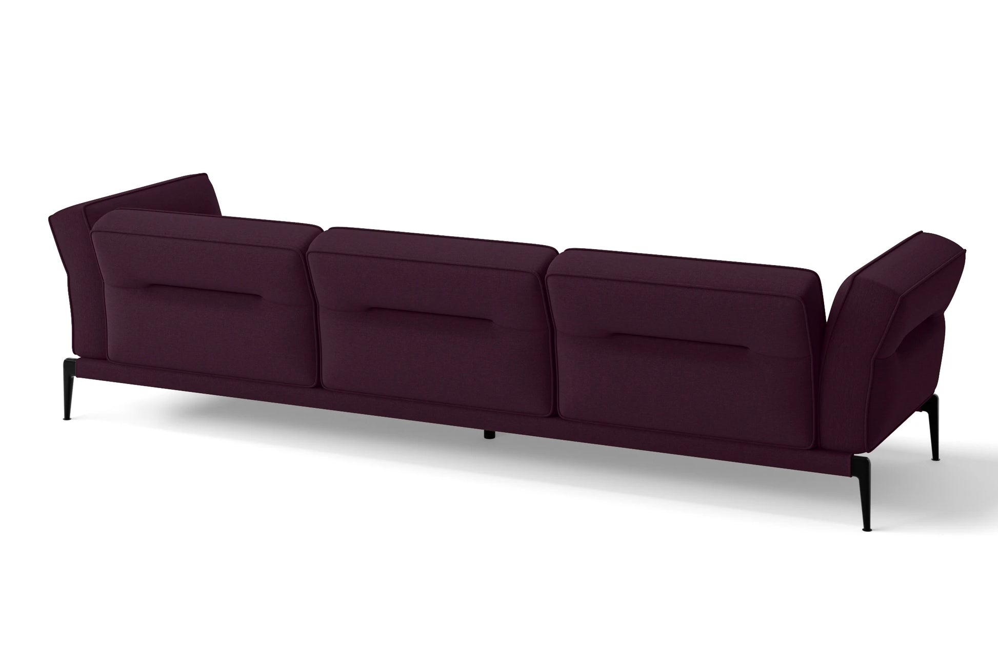 Acerra 4 Seater Sofa Purple Linen Fabric