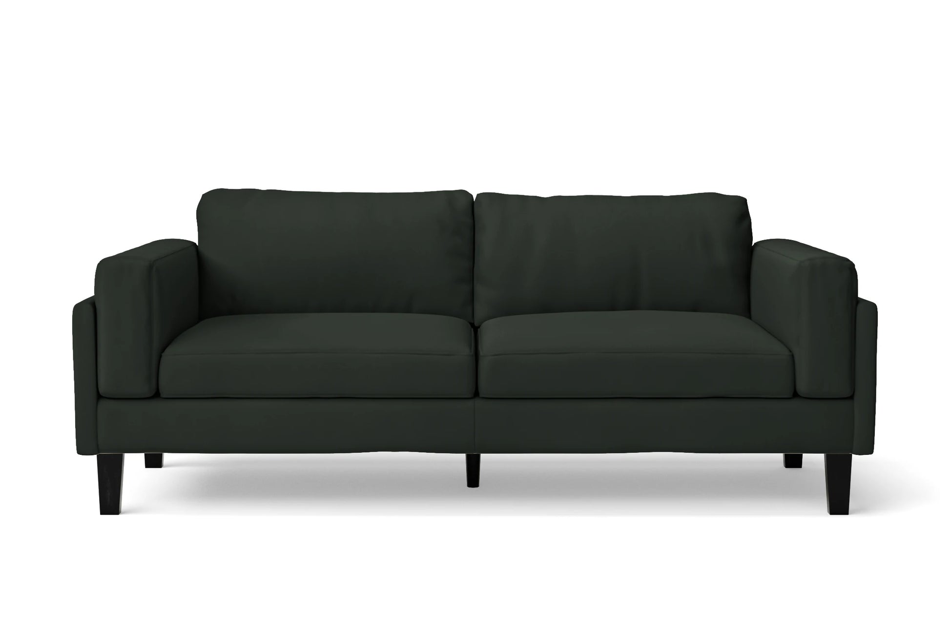 Alseno 3 Seater Sofa Green Leather