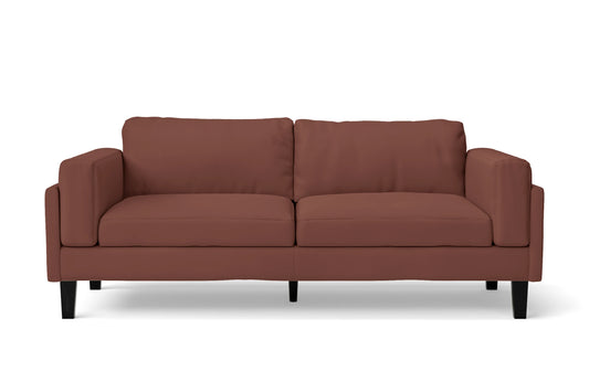 Alseno 3 Seater Sofa Mauve Leather