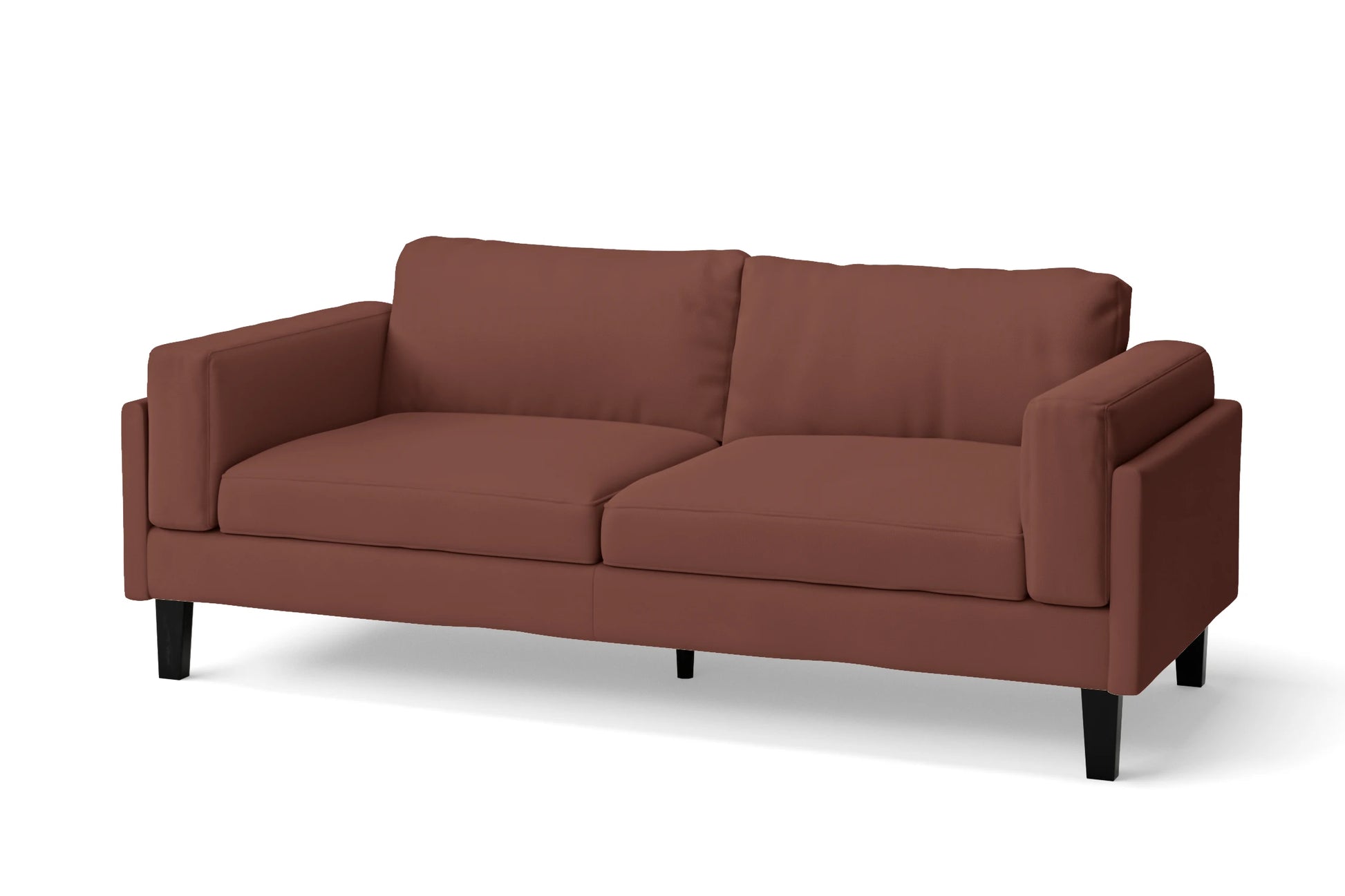 Alseno 3 Seater Sofa Mauve Leather