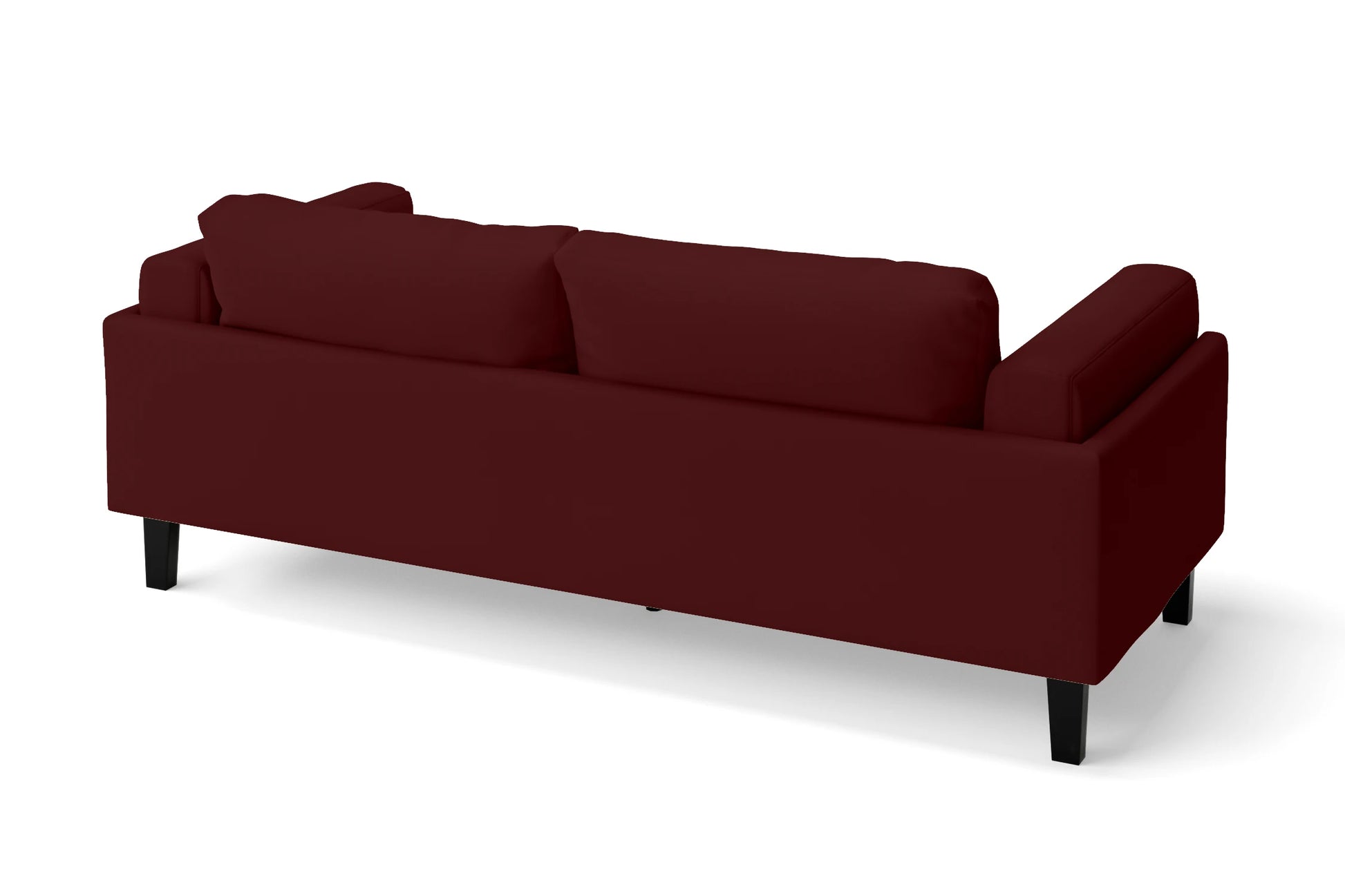 Alseno 3 Seater Sofa Red Leather