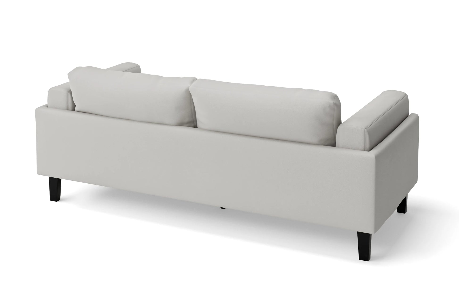 Alseno 3 Seater Sofa White Leather