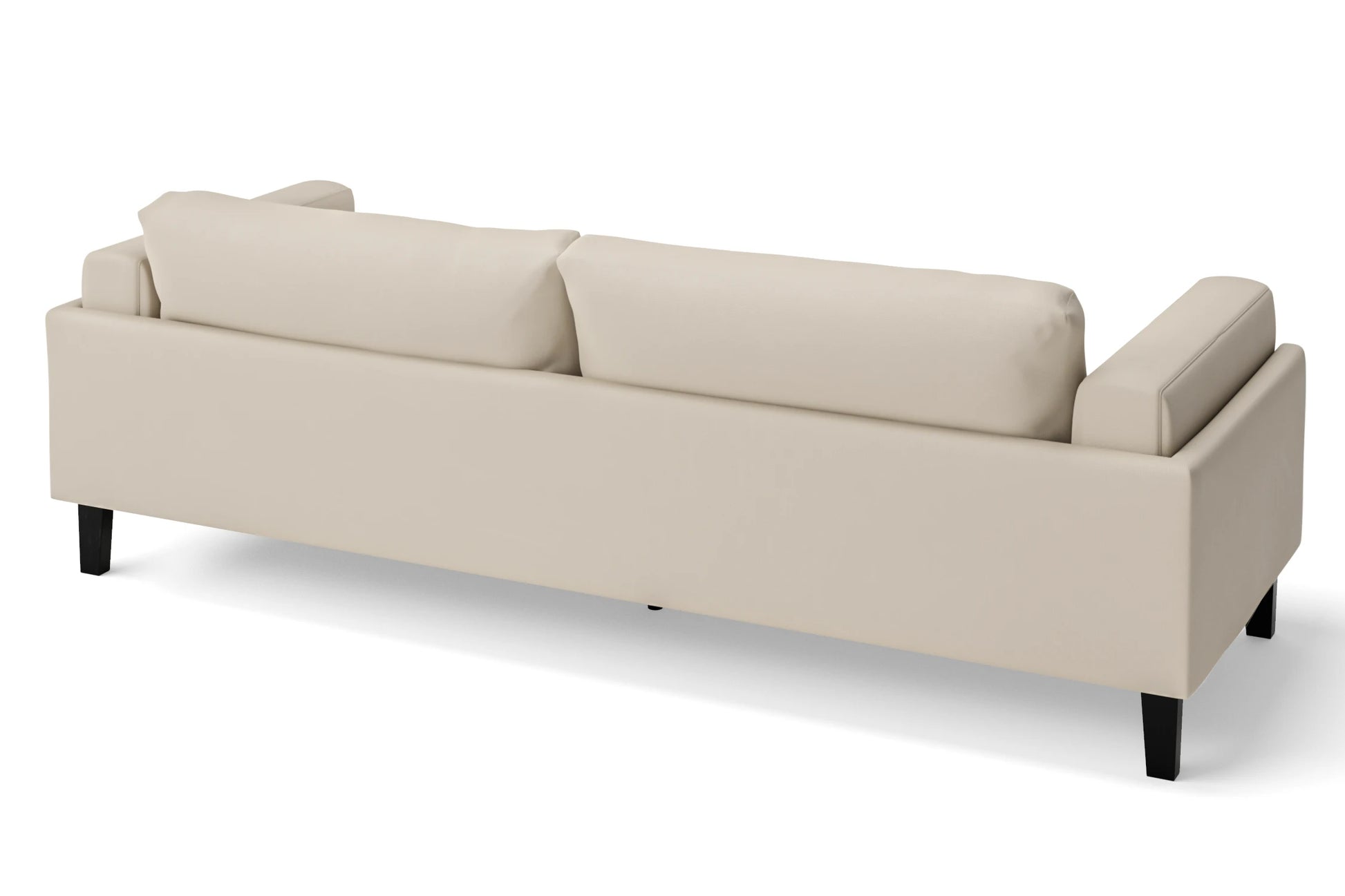 Alseno 4 Seater Sofa Cream Leather