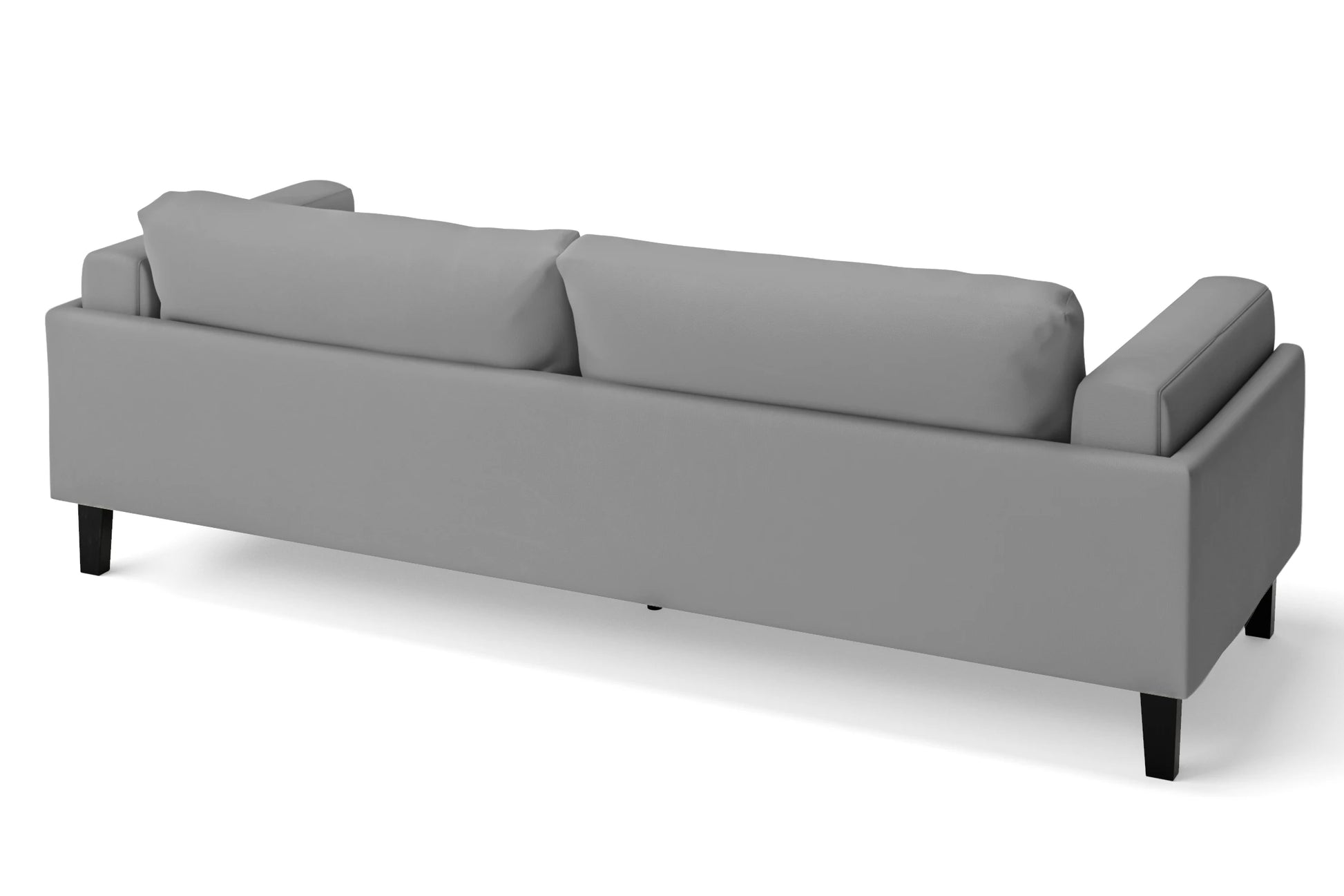 Alseno 4 Seater Sofa Grey Leather