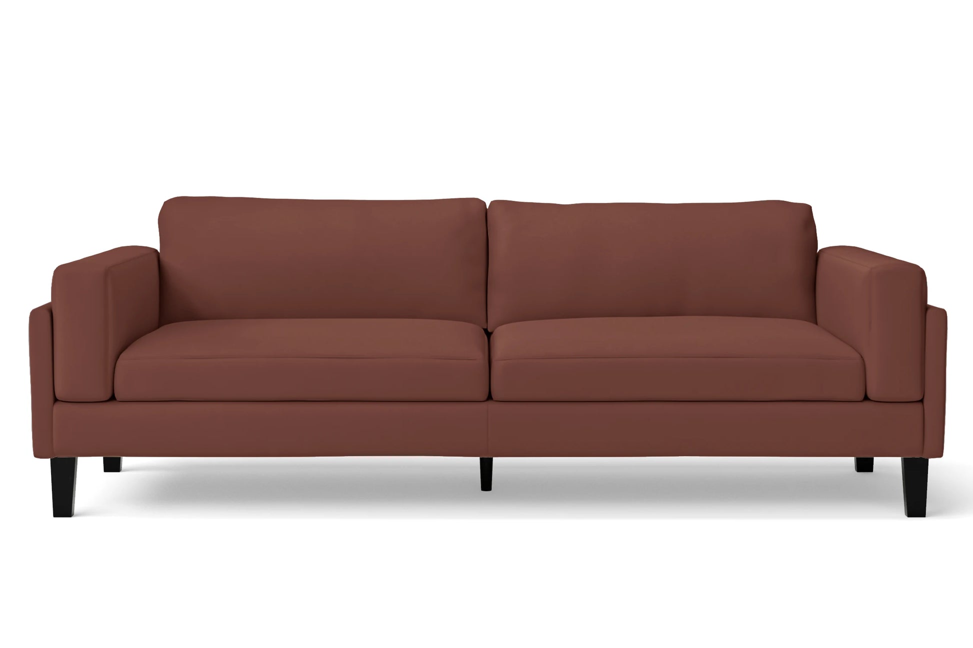 Alseno 4 Seater Sofa Mauve Leather