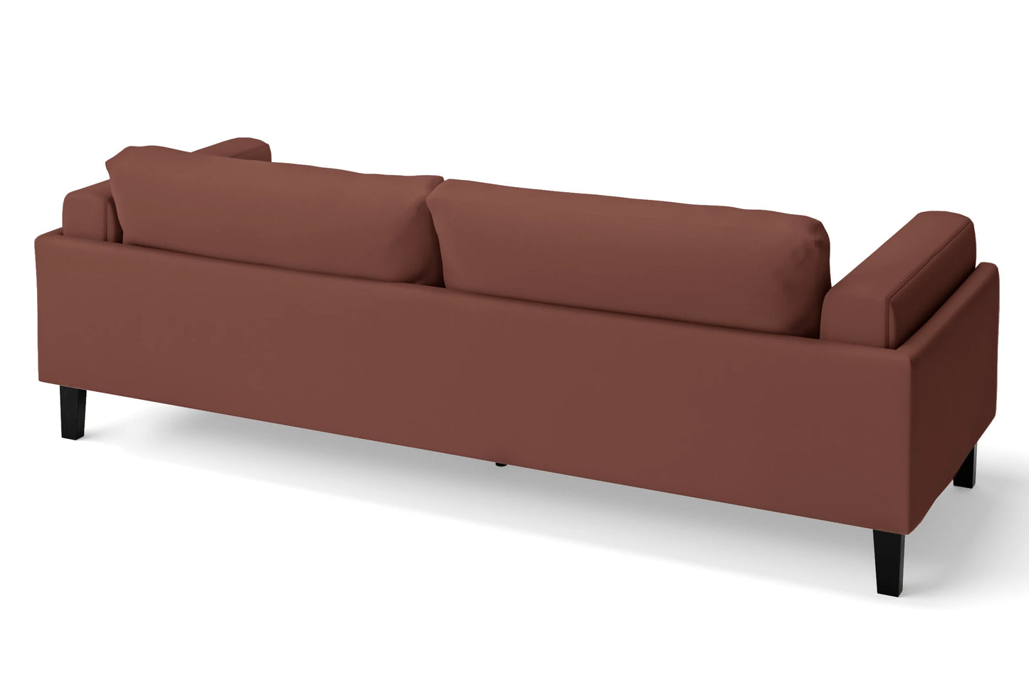 Alseno 4 Seater Sofa Mauve Leather