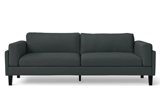 Alseno 4 Seater Sofa Slate Leather