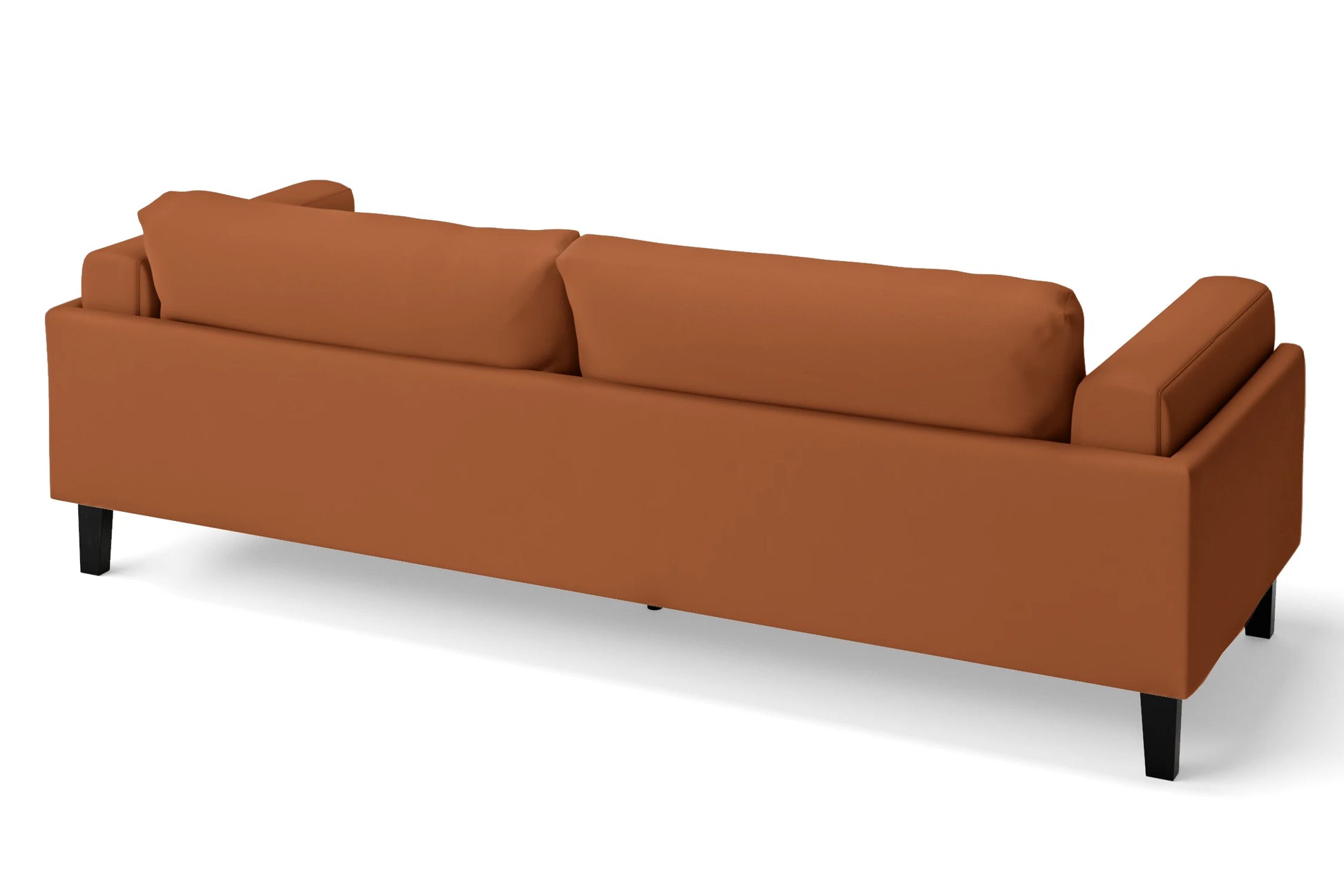 Alseno 4 Seater Sofa Tan Brown Leather