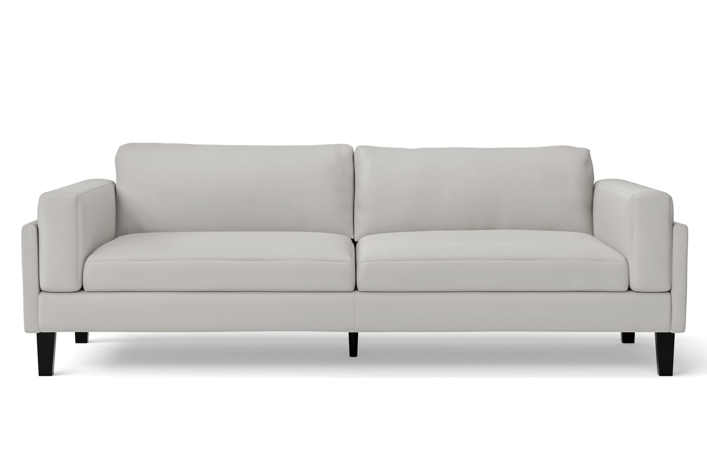 Alseno 4 Seater Sofa White Leather