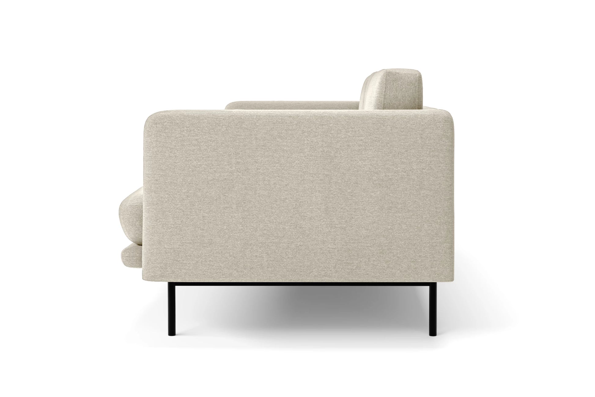 Ancona 2 Seater Sofa Cream Linen Fabric