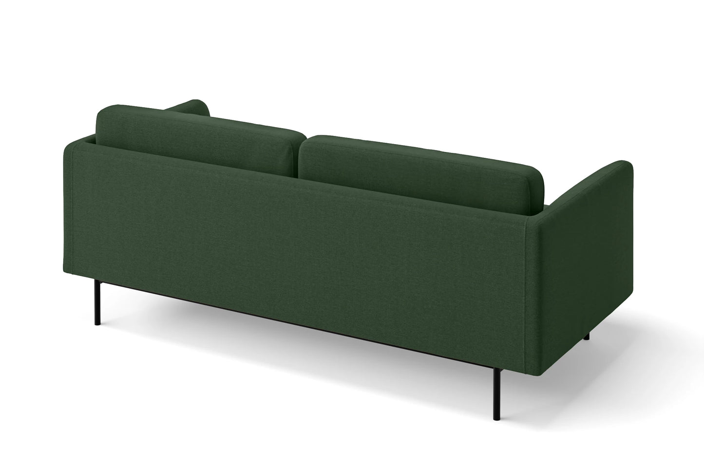 Ancona 2 Seater Sofa Forest Green Linen Fabric