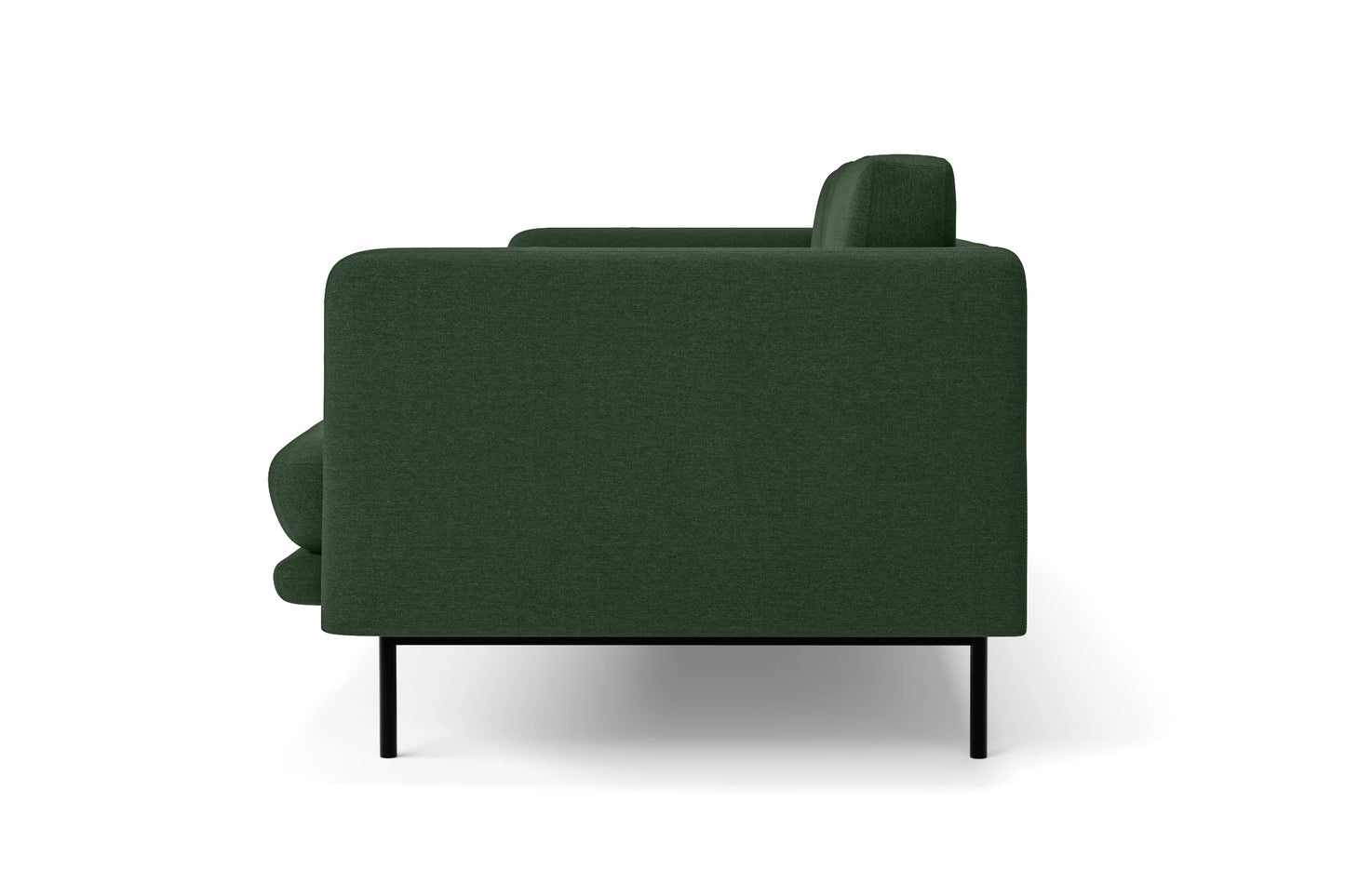 Ancona 2 Seater Sofa Forest Green Linen Fabric