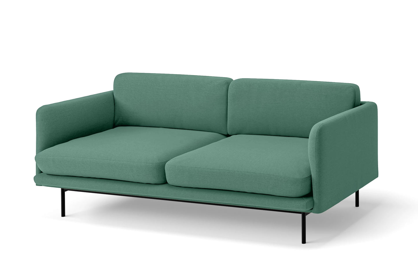 Ancona 2 Seater Sofa Mint Green Linen Fabric