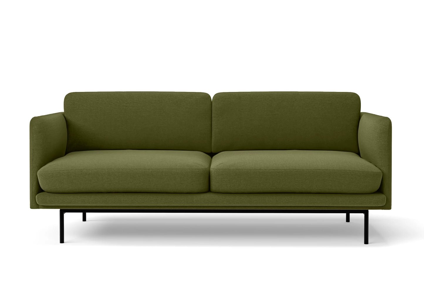 Ancona 2 Seater Sofa Olive Linen Fabric