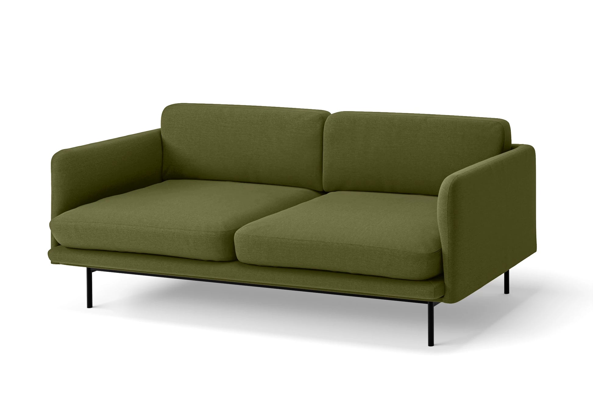 Ancona 2 Seater Sofa Olive Linen Fabric