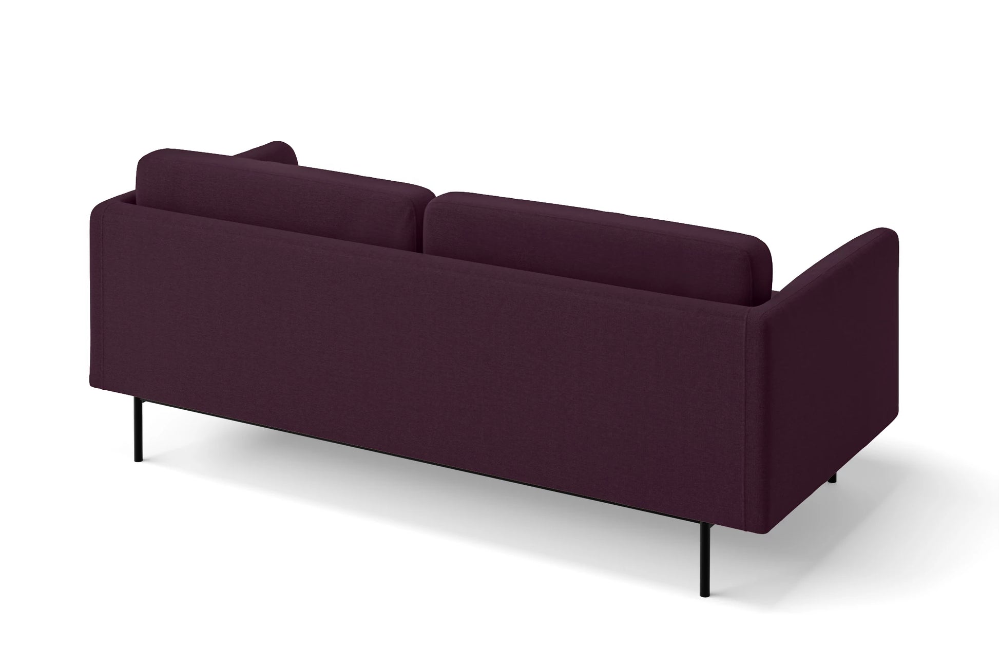 Ancona 2 Seater Sofa Purple Linen Fabric