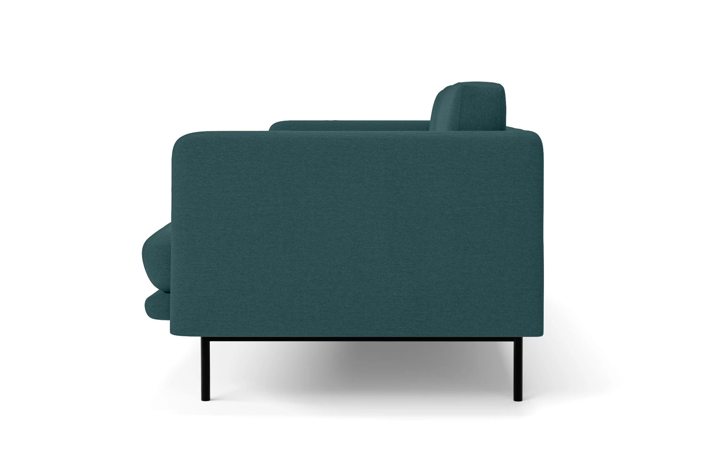 Ancona 2 Seater Sofa Teal Linen Fabric