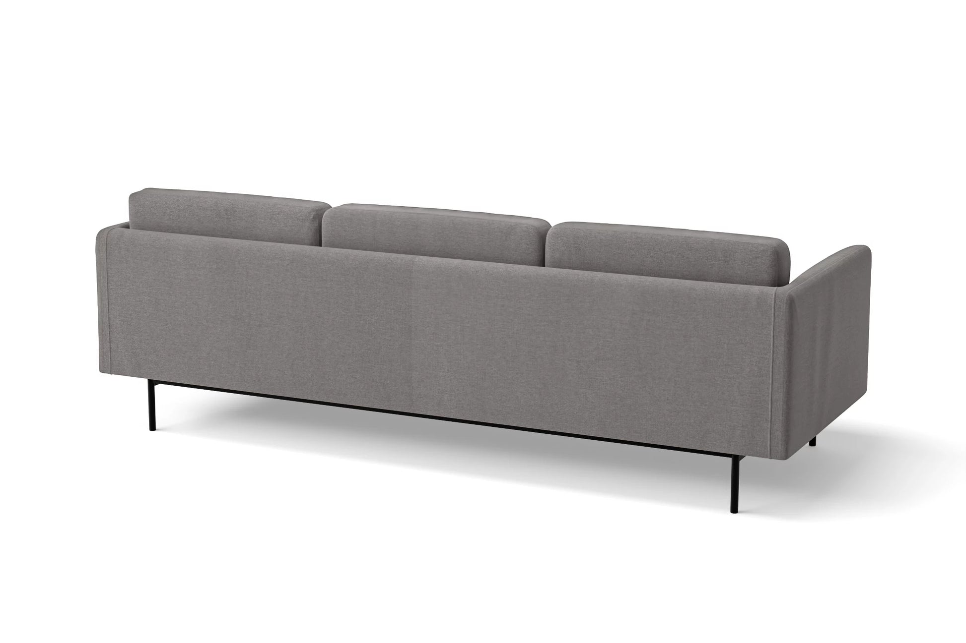 Ancona 3 Seater Sofa Grey Linen Fabric