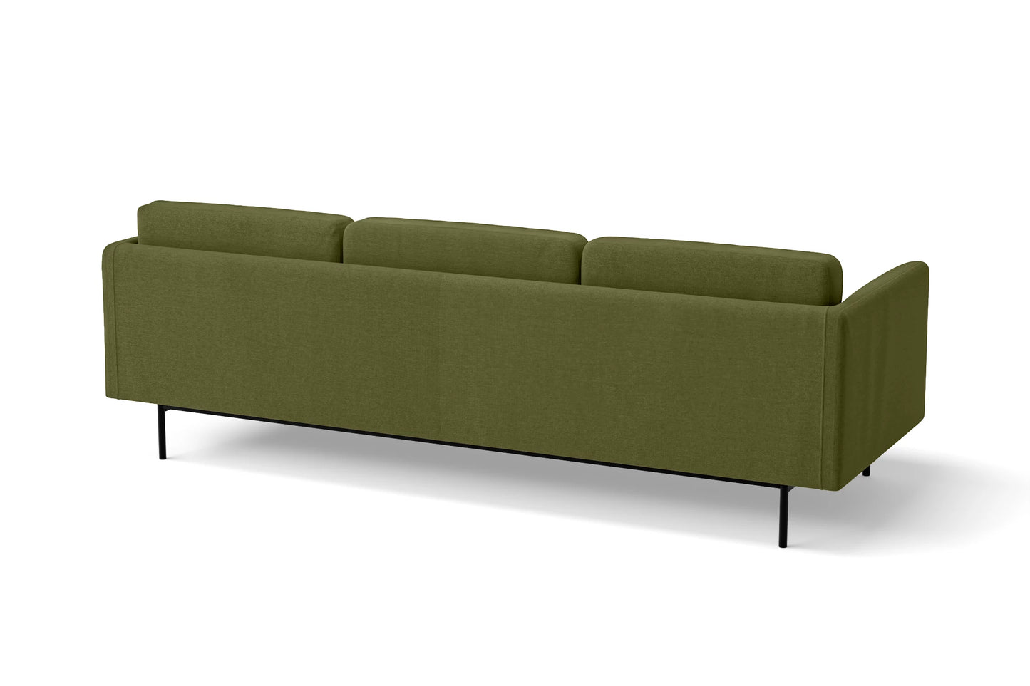 Ancona 3 Seater Sofa Olive Linen Fabric