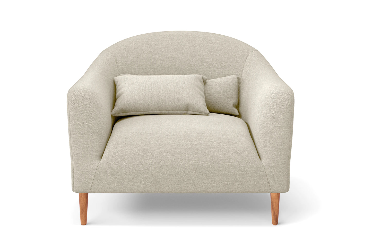 Andria Armchair Cream Linen Fabric