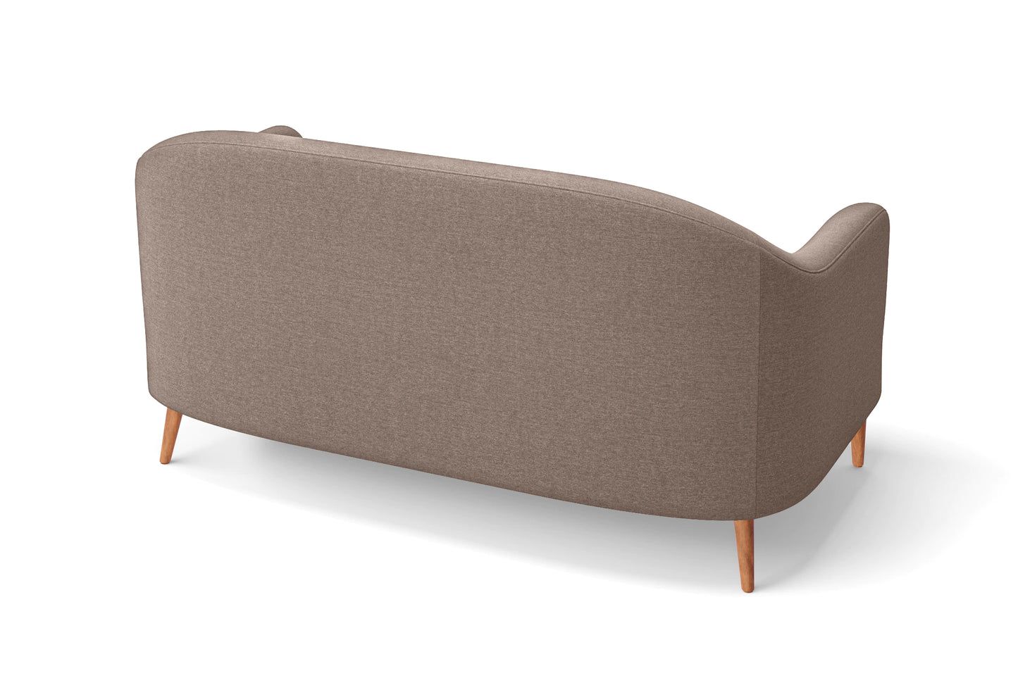 Andria 2 Seater Sofa Caramel Linen Fabric